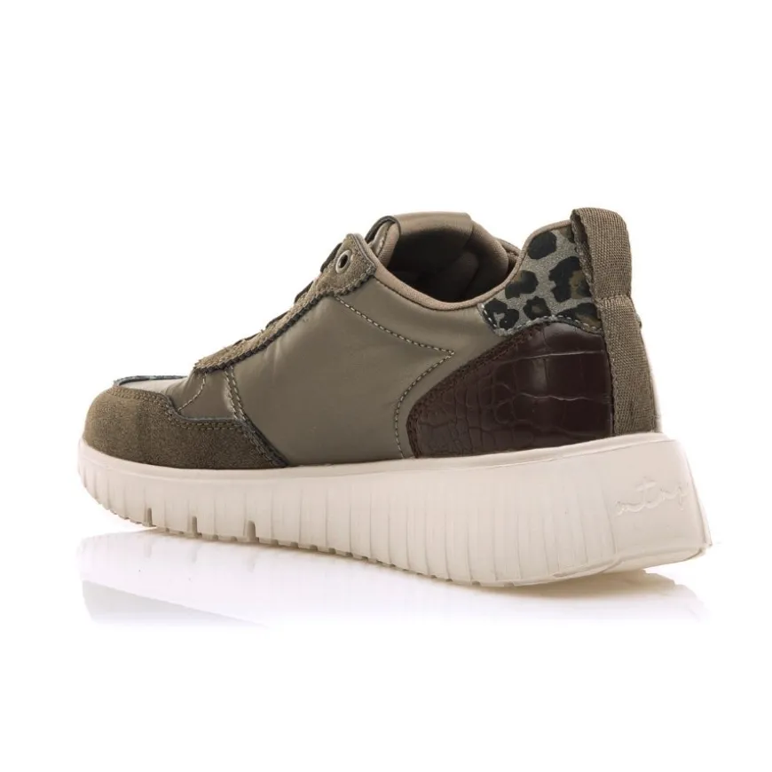 Zapatillas Mustang POLIMER 2 TABACO COCUS MOKA