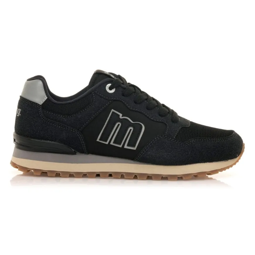 Zapatillas Mustang SADY GRIS OSCURO NIBRI NEGRO