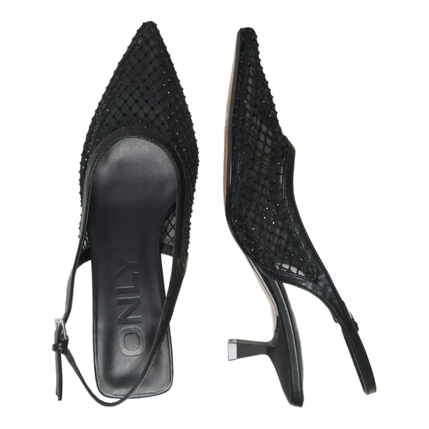 Zapatos Only Onlcoco-9 Slingback Mesh Bling